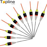 Topline Tackle Bobbers Fishing Float Light Stick 10pcs/Bag Size 2.5g Floating Buoy Bobber Vertical Pesca For Carp Fishing Tackle