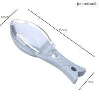 ?[Jiam] เครื่องขูดเกล็ดปลาเครื่องขูดทำความสะอาดปลาอุปกรณ์ชั่งพร้อมฝาปิดเครื่องมือทำอาหารปลาในครัวที่บ้าน