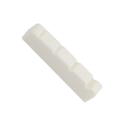 ；‘【； 38Mm BEIGE Slotted Bone Nut Replacement For 4-String Electric Bass Guitar