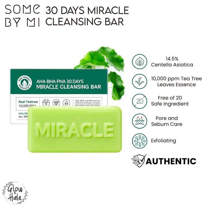 SOME BY MI AHA BHA PHA 30 Days Miracle Cleansing Bar Soap | Lazada PH