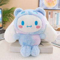 Kawaii Sanrio ตุ๊กตายัดไส้เหมือนจริงแบบนิ่มสุดน่ารักของเล่นตุ๊กตา Plushies ตุ๊กตาหมอนอิงหมอนสำหรับเด็กเด็กหญิงของขวัญตกแต่งคอลเลกชัน