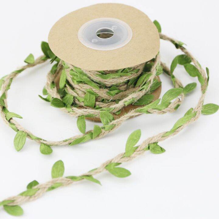 5-meters-lot-5mm-leaf-hemp-rope-braided-with-green-leaves-lace-home-decoration-rope-handmade-garland-ribbon-gift-wrapping-bags