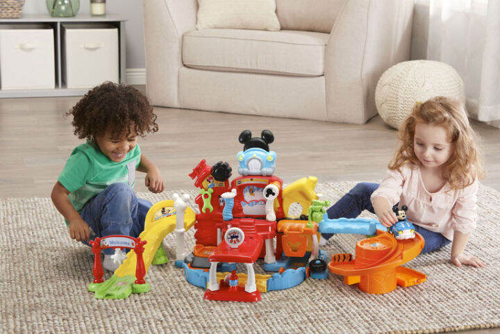 มิกกี้เมาส์-เพลย์เซท-vtech-disney-mickey-mouse-gas-amp-go-repair-shop-ราคา-2-190-บาท