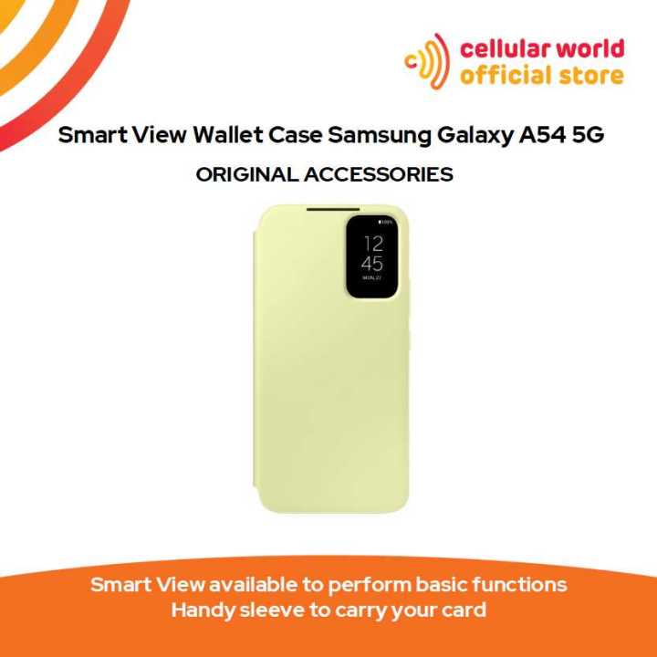 Smart View Wallet Case for Samsung Galaxy A54 5G, Black (Original)