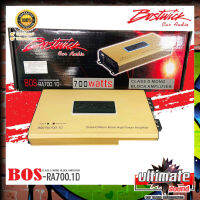 ขายดีBostwick รุ่นBOS-RA700.1D GOLD Series เพาเวอร์แอมป์ Class D ขับซับ MONO-BLOCK 1 Ch.กำลังขับสูงสุด 700 Watts ขนาดเล็ก ของแท้100%