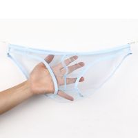 Stylish y Sissy Low waist Knickers Panties Underpants Men Male Transparent See through Briefs