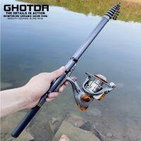 GHOTDA Riverside Fishing Rod 1.5-3m Telescopic Weight 4-10 Knots Rigid