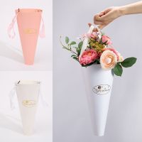 【YF】✓﹍♀  Hand Arrangement Paper Carry Handbag Baskets Hipster Bouquet Floral Material