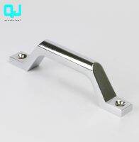 LS1080 large door handle industrial equipment handle zinc alloy electroplating bright light high load-bearing cabinet door handl Door Hardware Locks