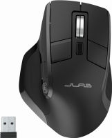 JLab Epic Wireless Mouse | Connect Via Bluetooth or USB Wireless Dongle | Multi-Device Toggle, Up to 3 Devices | OLED Display | Custom User Profiles | Adjustable Tracking | Full-Size | (1 Pack)