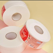 Combo 3 cuộn giấy vệ sinh công nghiệp cuộn lớn Silkwell 500g 2 lớp mềm mại