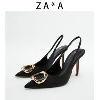 【Free Shipping】NewZaraˉPointed Back Strap Stiletto Sandals