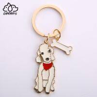 [HOT HUIQKKJKUIO 556] Bedlington Terrier พวงกุญแจ Key แหวนสำหรับรถโลหะสัตว์เลี้ยงสุนัขจี้กระเป๋า Charm ผู้ชายผู้หญิง Key Chain Keyring Dog Lovers ของขวัญ