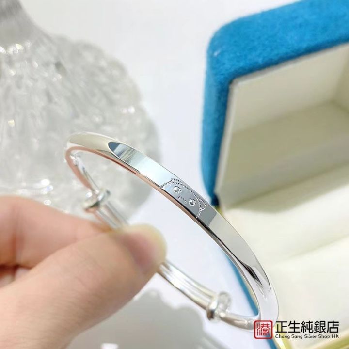 hong-kong-zhengsheng-newsterlingbraceletfootbaby-adultsilver-braceletsilver-bracelet