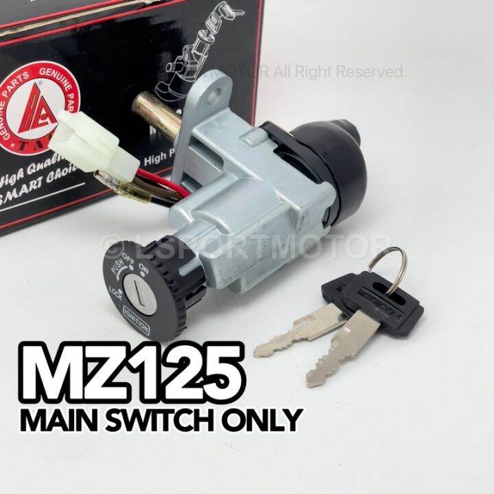 MOSKITO MZ125 MAIN SWITCH ONLY (TAG) IGNITION SWITCH KEY LOCK STARTER SWITCH MZ 125 Lazada