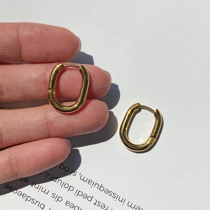 imean-store-gold-thin-sq-earring-ต่างหูงานไทเทเนี่ยมสีทอง-บริการเก็บเงินปลายทาง