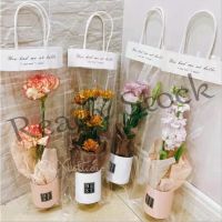 【hot sale】 ﺴ◘ B41 Multifunctional rose gift gift transparent tote bag transparent bag gift bag wedding party decoration gift bag flower box