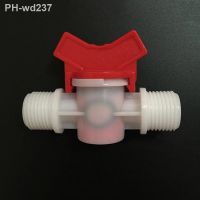 1/4 quot; 3/8 quot; 1/2 quot; 3/4 quot; 1 quot; BSP Male Thread Plastic Two Way Ball Valve Connector Pipe Fitting For Aquarium Garden Micro Irrigation