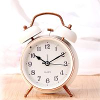 【YF】☒  Child bed large bell alarm clock belt eye-lantern mute lounged fashion desk Bedside Wake Up