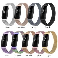 Replacement Strap Magnetic Stainless Steel Bracelet for Fitbit Inspire HR / Ace 2 Bands Straps for Women Men