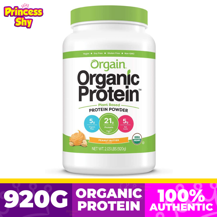 Orgain Organic Plant Based Protein + Superfoods Powder Peanut Butter 2. ...