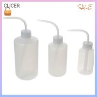 CBT 3Pcs สีขาวขาว ขวดสัก150มล. 150/250/500ml 5.1/8.5/17ออนซ์ ขวดบีบสำหรับห้องปฏิบัติการ แบบพกพาได้ ขวดล้างพลาสติก รอยสักล้าง