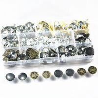 【cw】 120sets/box 17MM Metal Round Bronze and GolJeans Buttons and Rivets Clothing Accessories Garment Decoration Button Drop Shipping