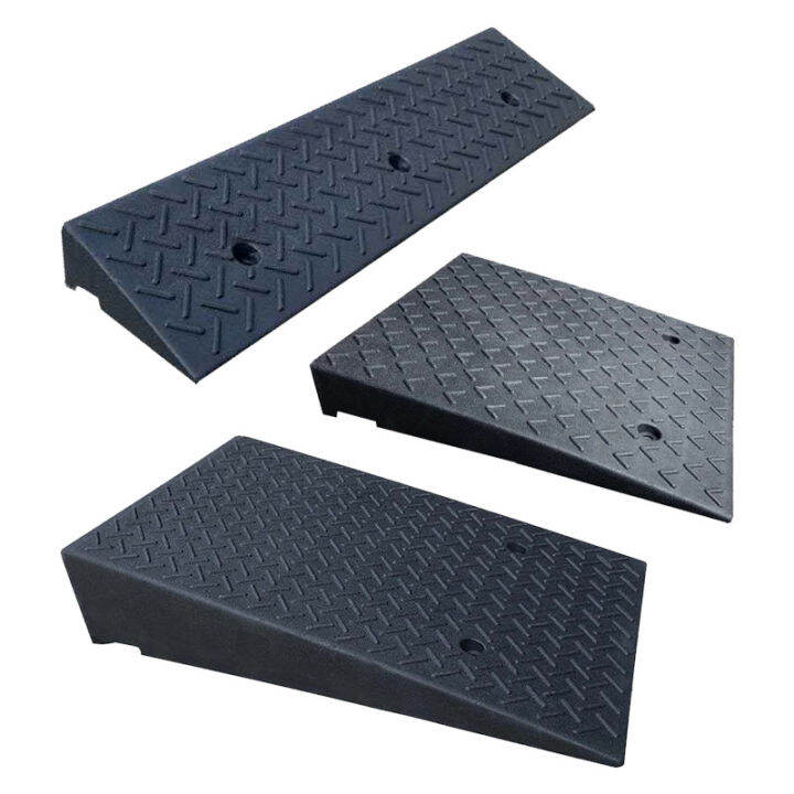 Rubber Heavy Duty Threshold Uphill Slope Curb Ramp Mat Pad Car Truck