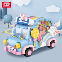 LOZ Building Blocks Car Model Bricks Building Blocks wedding car Block Cartoon Car Bricks Christmas Gift for children 1133