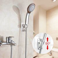 Space Aluminum Shower Base Shower Shower Bracket Hook Aluminum Seat Aluminum Bottom Shower Base Strong Adhesive