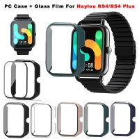 ▣✈ PC Watch Case Tempered Glass Screen Protector For Haylou RS4 RS4 Plus RS 4 Full Protective Case Cover Hard Shell Bumper Frame