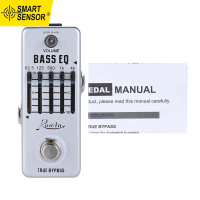 สมาร์ทเซนเซอร์ Rowin เบสกีตาร์อีควอไลเซอร์เอฟเฟกต์แป้นเหยียบ5-Band EQ อะลูมินัมอัลลอยทรูบายพาส