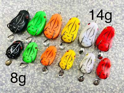 1-2 วัน (ส่งไวมากแม่) Spoon กบยางใบหลิว เหยื่อปลอมตกปลา Crank Baits -Fishing Lures 2ขนาด 42mm-8g/50mm-14g 【Super Thailand】