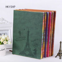 HKYSHP Creative Eiffel Tower 16K notebook leather business notebook stationery office supplies