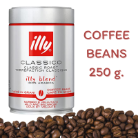 ILLY WHOLE ROAST COFFEE BEANS CLASSICO ROAST อิลลี่ เมล็ดกาแฟคั่ว 250 กรัม