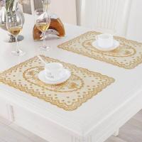 Family Use Table Mats PVC Rectangle Round Placemat For Dining Table Napkin Oilproof Waterproof Insulation Pad Cup Coaster