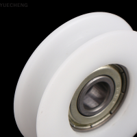 YUECHENG 1PC 8x40x11.5มม.608ZZ ห่อพลาสติก POM POM line WIRE ROPE Pulley BEARING Pulley U Groove