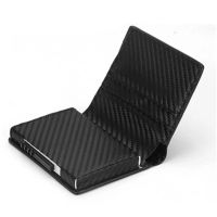 【CC】✜✌♦  Fashion Card Holder Credit Men Metal Wallet for ID Holders Business Protector