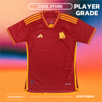 เสื้อโรม่า เกรดนักเตะ PLAYER 2023/24 AS Roma Home ฤดูกาลใหม่