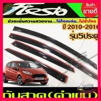 ⭐5.0 | 99+ชิ้น ใช้TSAU384 สูงสุด80กันสาด คิ้วกันสาด สีดำเข้ม FORD FIESTA 2011-2016 รุ่น 5 ประตู รองรัการคืนสินค้า ชิ้นส่วนสำหรับติดตั้งบนมอเตอร์ไซค์