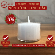 Nến tealight cháy liên tục 10h xông tinh dầu đun nóng âm trà đồ ăn