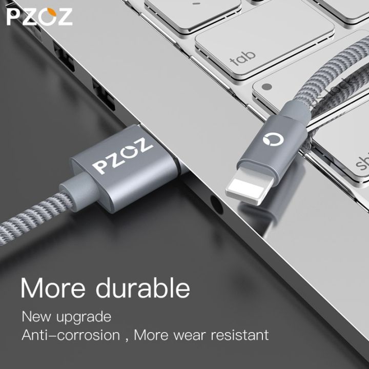 pzoz-for-iphone-cable-13-12-pro-mini-xs-max-xr-8-7se-ipad-mini-air-fast-charging-mobile-phone-charger-cord-data-quick-usb-cables