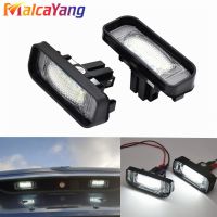 1Pair CANbus White Led Rear Number License Plate Lights For Benz S Class W220 S320 S350 S500 S55 S600 S65 1999 2005 Car Styling