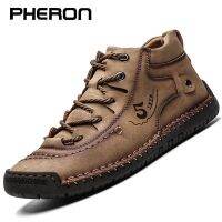 Leather Men Casual Shoes British Style Comfortable Men Fashion Walking Shoes Big Size Brown Black Man Soft Flat Footwear Zapatos