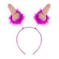 【LZ】■✕  Novidade Noiva Penis Shaped Coroa Tiara Headband Hairband Hairband Moldura para Meninas Bachelorette Hen Party Acessórios