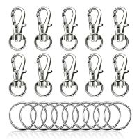 【VV】 10pcs Color Rhodium Clasp Keychain Split Findings Clasps Keychains Making Wholesale