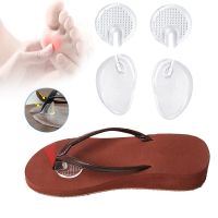 ♟✣ 2Pcs Silicone Shoe Pads for Toe Protectors Anti-slip Flip Flop Sandals Forefoot Pad Gel Massage Slip Resistant Half Yard Insoles