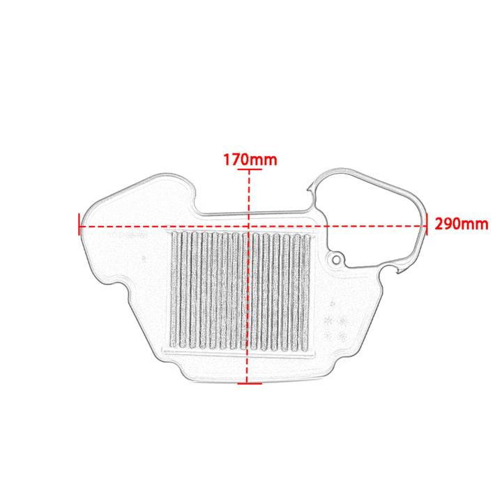 ชิ้นส่วนอุปกรณ์ทำความสะอาดตัวกรองดูดอากาศ-ccgood-สำหรับ-honda-msx125-grom-2013-2019