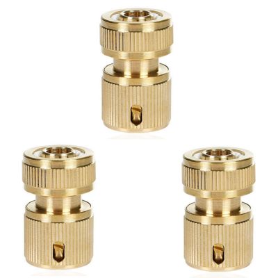 3PCS All-Copper 4-Point Water Connection 1/2 Connection Faucet Quick Connection Gardening Water Pipe Connection