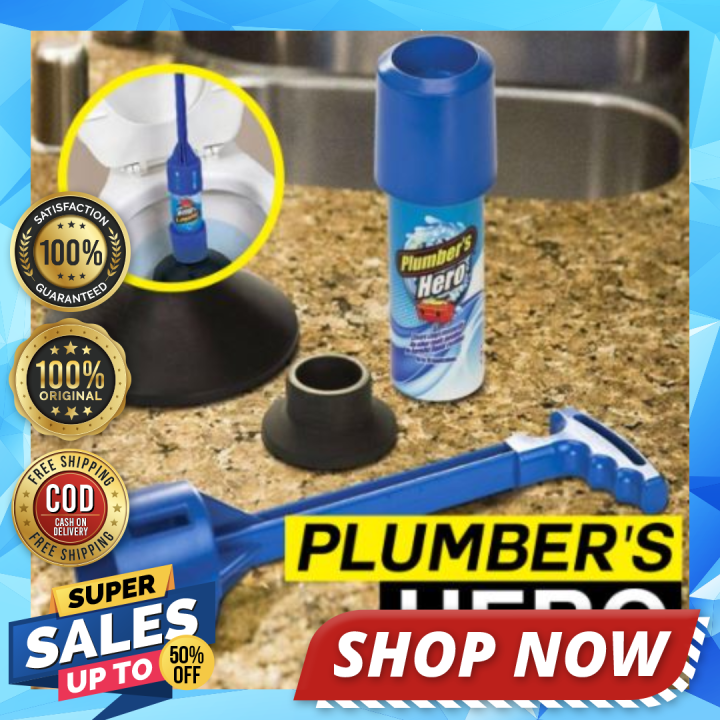 Plumber's Hero Kit - Unclog Drains Instantly